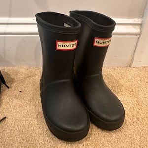 hunter boots toddler . excellent condition